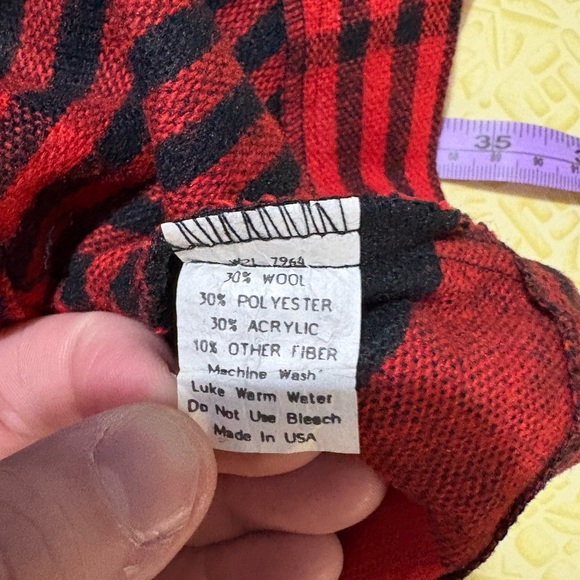 Vintage Marilyn Togs Red and Black Midi A-line Pleated Skirt - Picture 7 of 8